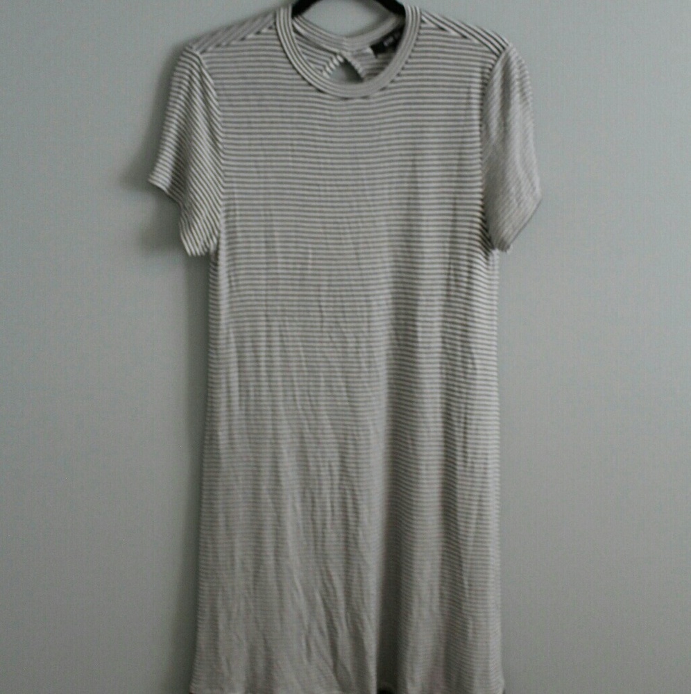 Striped t- shirt dress